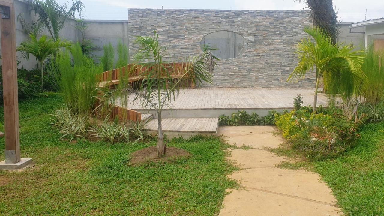 Villa Bolati, Avec Piscine, Jacuzzi, Jardin Et Vue Bonoua 외부 사진